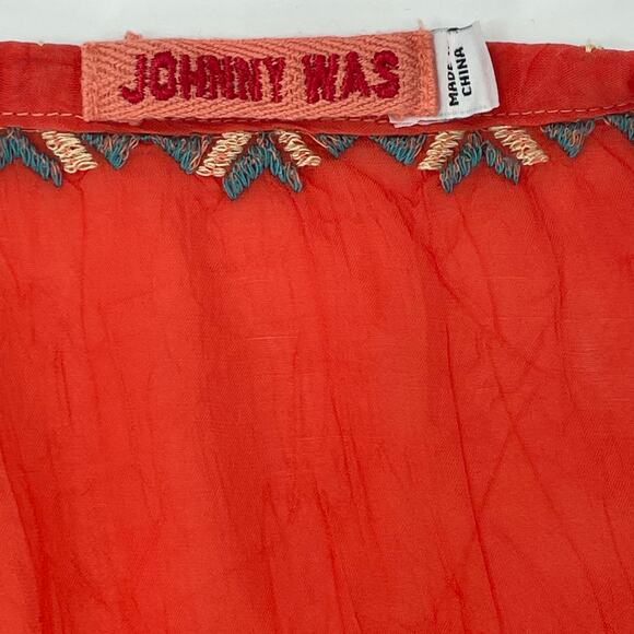 Johnny Was Women's Dakota Poncho Style Tunic Top, Boxy, Sz. S Boho Peasant - Picture 6 of 10